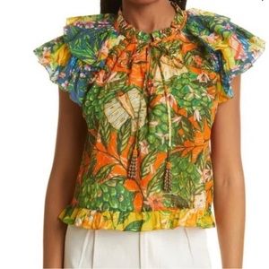 FARM RIO Caipirinha
Flutter Sleeve Blouse
